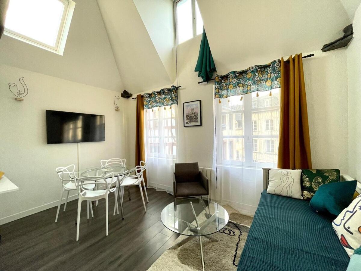 Le 1731, Rouen Coeur D'Histoire, Superbe Duplex Leilighet Eksteriør bilde